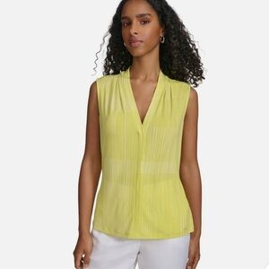 Calvin Klein Sleeveless Blouse New With tags